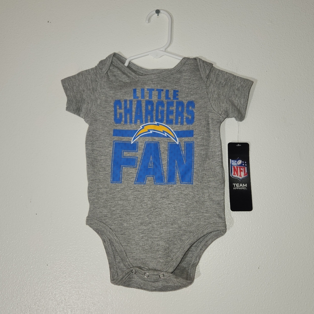 NWT...   NFL Chargers Baby Onesie